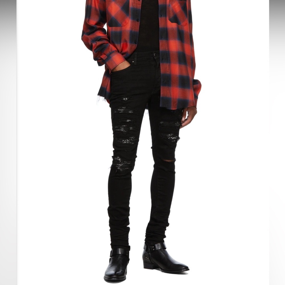 Amiri bandana jeans